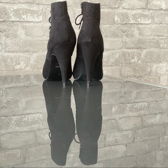 SOLD | Call It Spring Black Suede Ankle Booties EUC - Picture 7 of 13